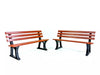 Street Bench Diorama: 1:18 Scale