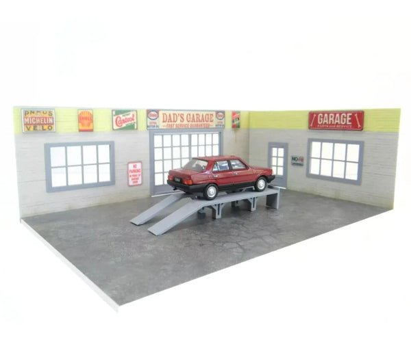 Garage building model kit