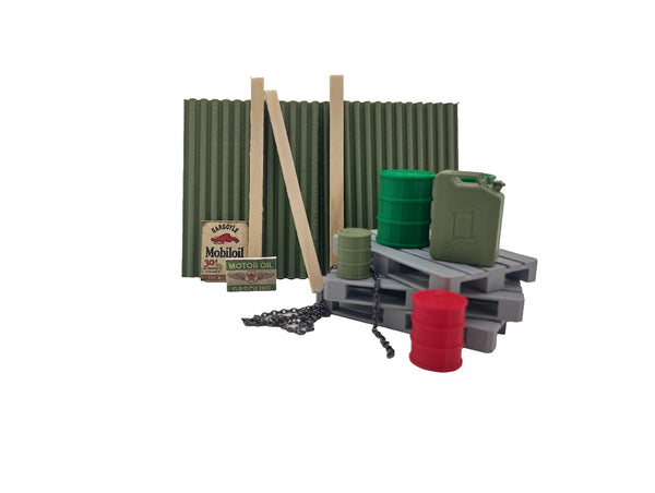 Model garage storage equipment