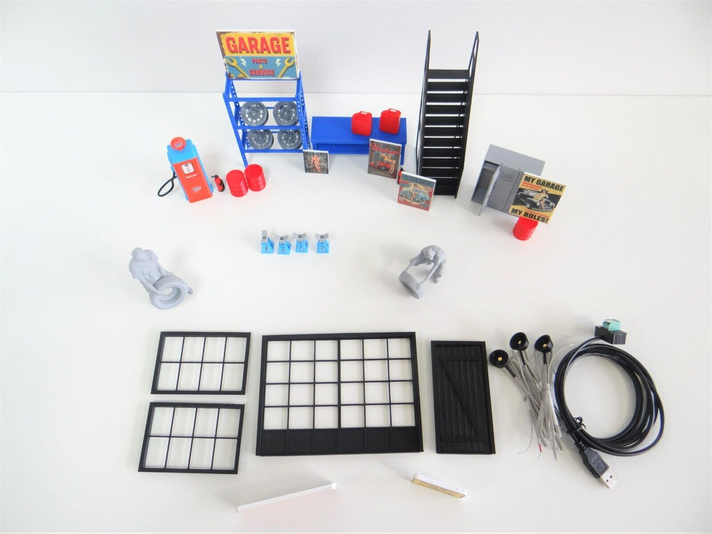 Diorama parts size 1:18