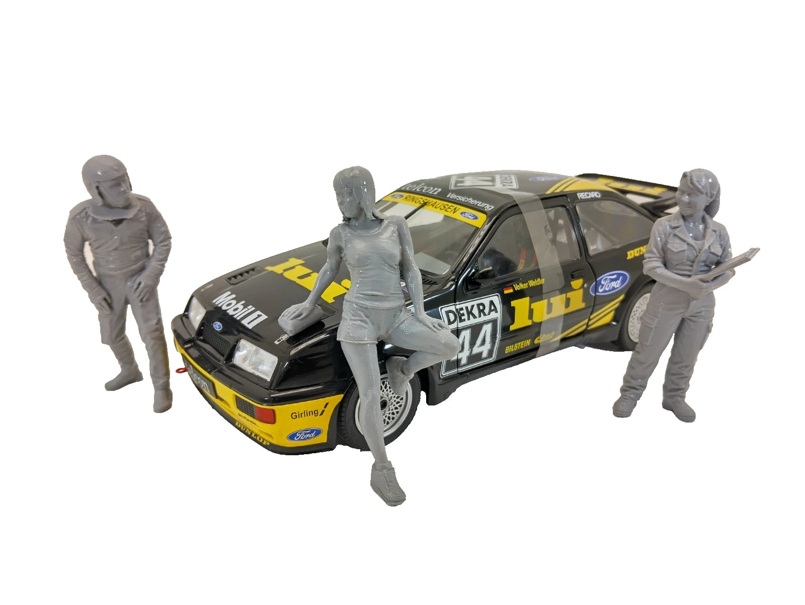 1:18 scale mechanic figure for diorama car display
