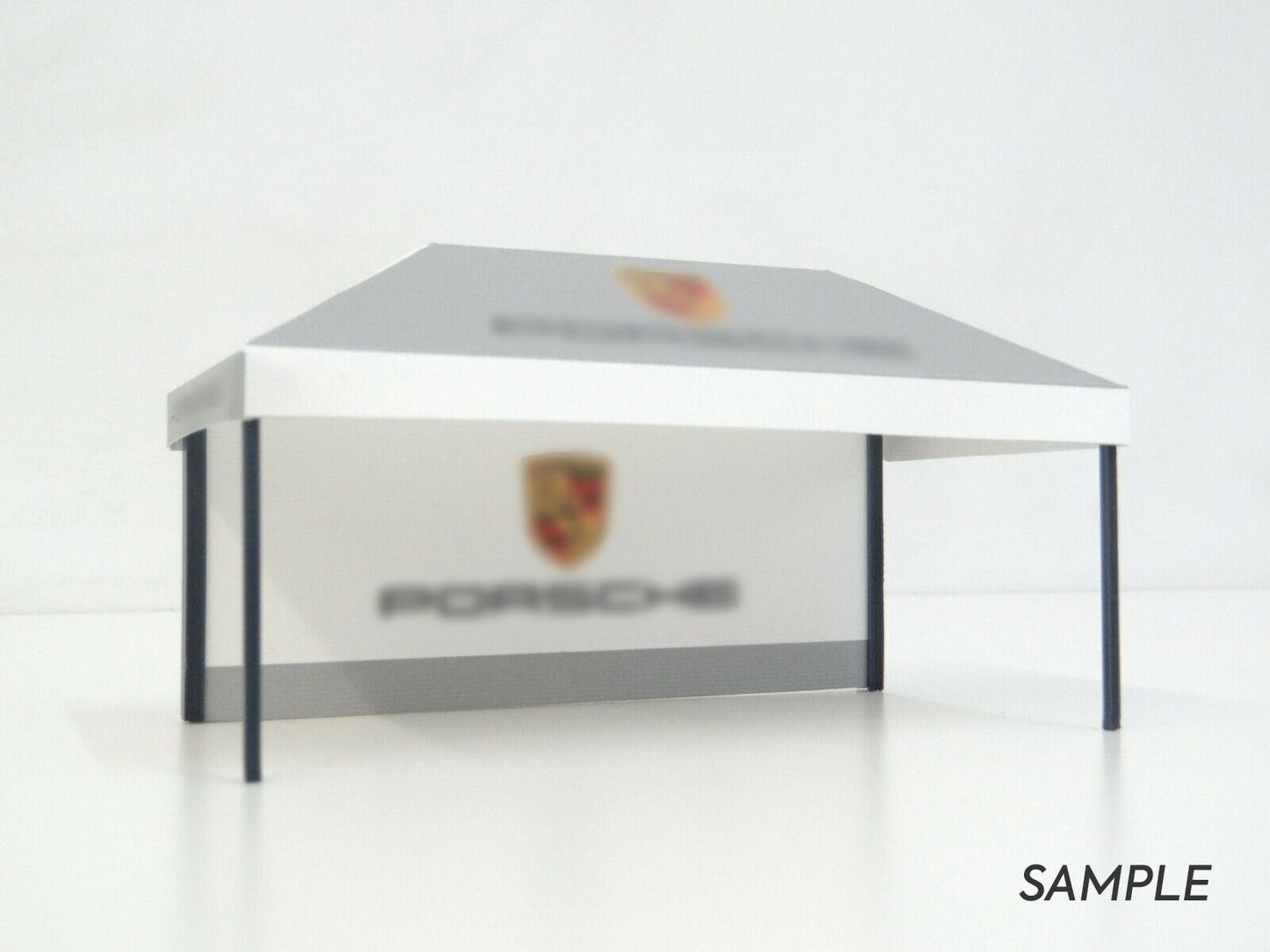 Scale 1:43 Rally tent miniature Diorama model kit Sports car model display