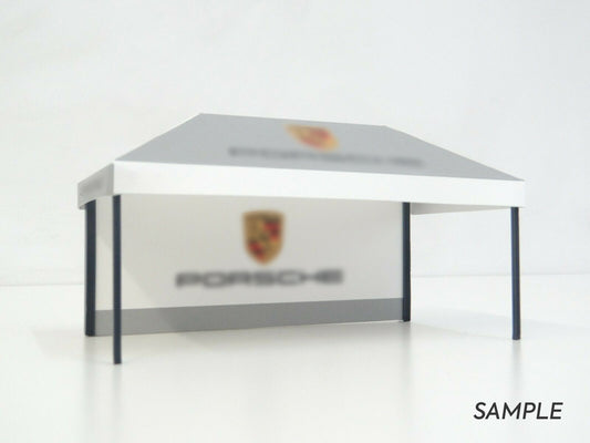 Scale 1:43 Rally tent miniature Diorama model kit Sports car model display