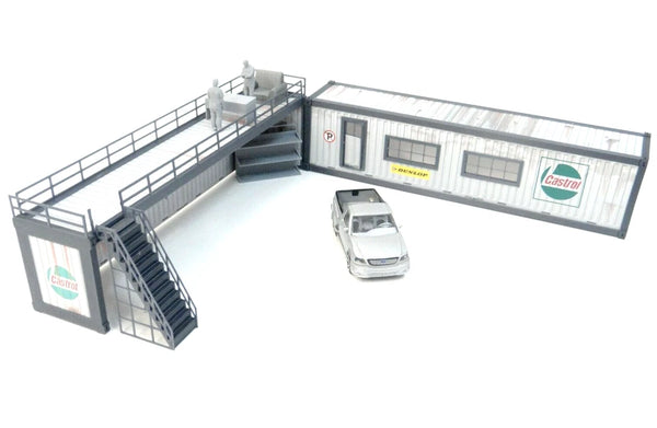 Office containers 1:43 scale diorama accessory