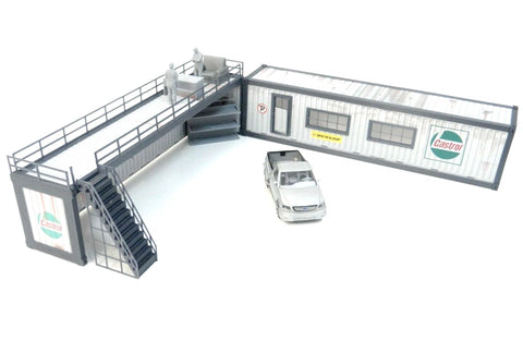 Office containers 1:43 scale diorama accessory