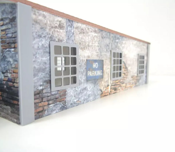 Old Auto Garage Diorama Model Kit – Mini Car Display Decoration 1:43 Scale