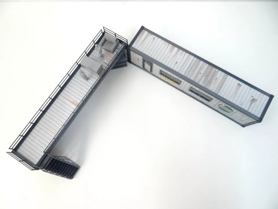 1/43 scale office container diorama decor
