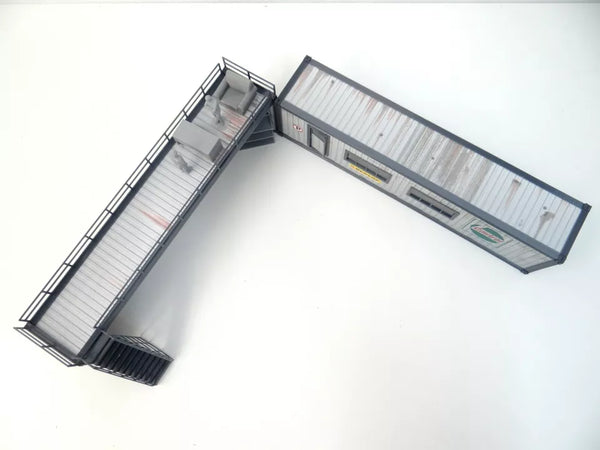 1/43 scale office container diorama decor