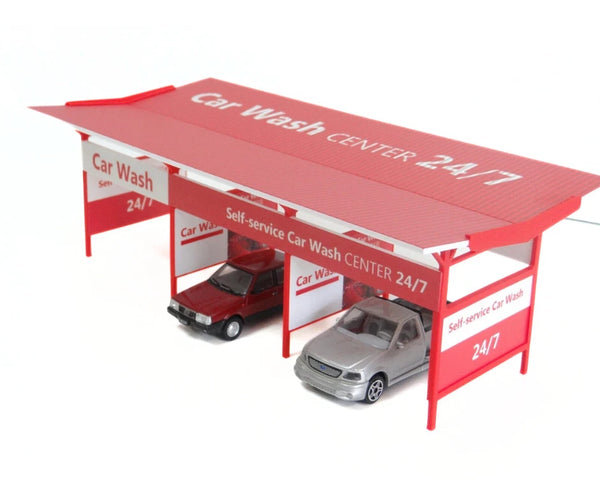 1:43 scale auto wash diorama garage kit