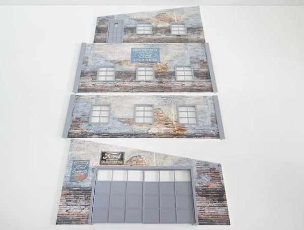 miniature die-cast car garage display 1:24

