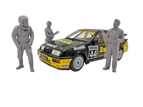 Auto Mechanics - Car Racer Figures 1:18 Scale – Diorama Garage Accessories 1/18