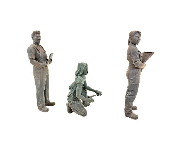 Mechanic Figures 1:18 Scale – Diorama Garage Accessories Human Model Set 1/18