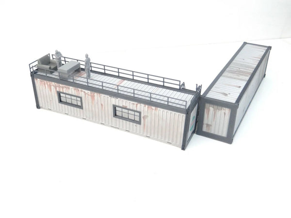 Office containers Model car display decoration 1:43 scale Diorama decor 1/43