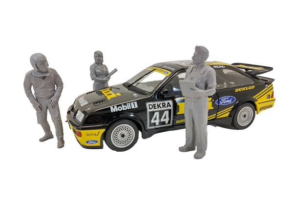 Auto Mechanics - Car Racer Figures 1:18 Scale – Diorama Garage Accessories 1/18