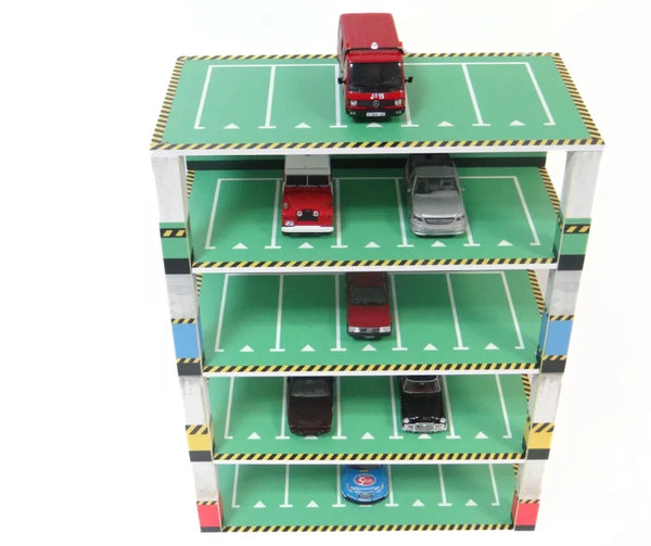 1:43 scale car parking structure