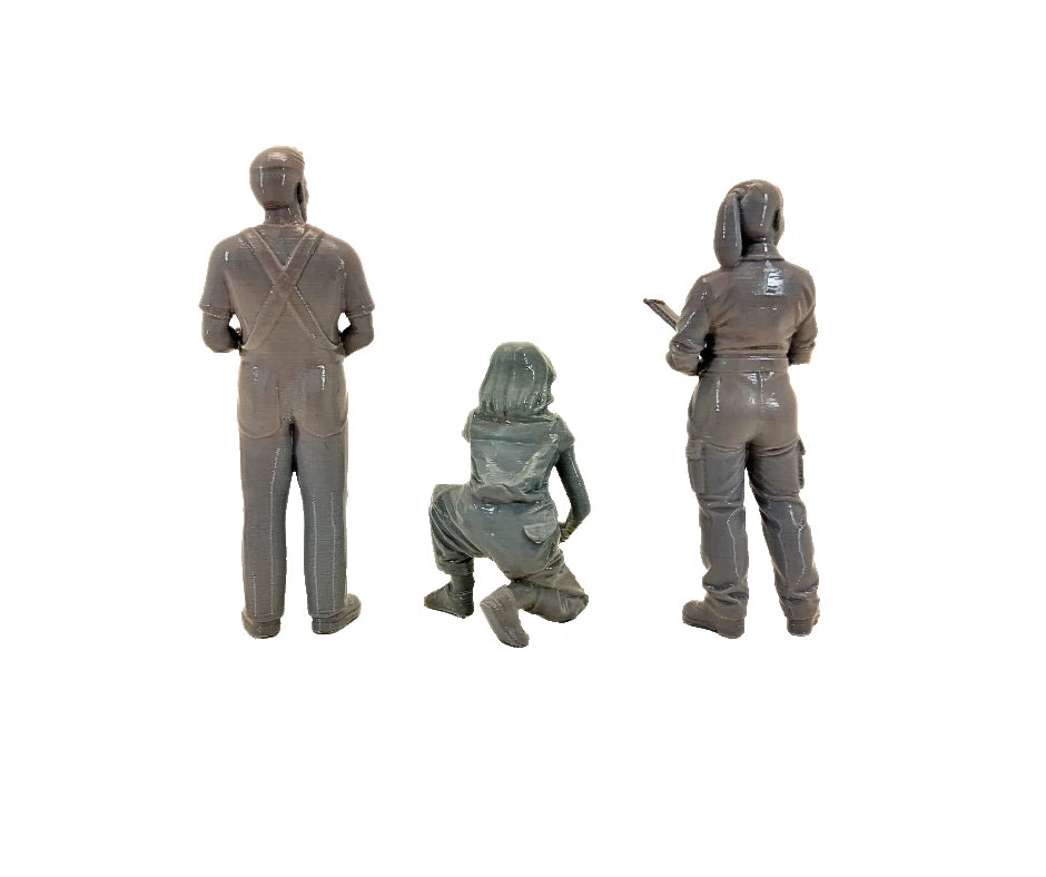 Mechanic Figures 1:18 Scale – Diorama Garage Accessories Human Model Set 1/18