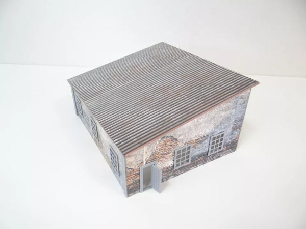 Old Auto Garage Diorama Model Kit – Mini Car Display Decoration 1:43 Scale