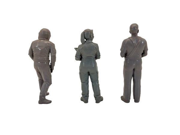Auto Mechanics - Car Racer Figures 1:18 Scale – Diorama Garage Accessories 1/18