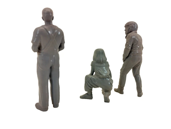 Mechanics and Car Racer Figures 1:18 Scale – Diorama Garage Accessories 1/18