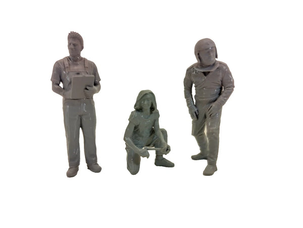 Mechanics and Car Racer Figures 1:18 Scale – Diorama Garage Accessories 1/18