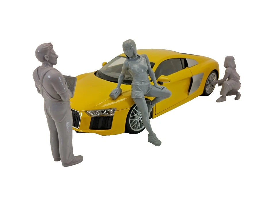 Mechanic figure 1:18 scale for diorama
