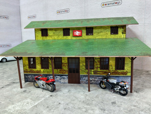 Railway station G gauge Train station 1:22.5 scale Diorama model kit