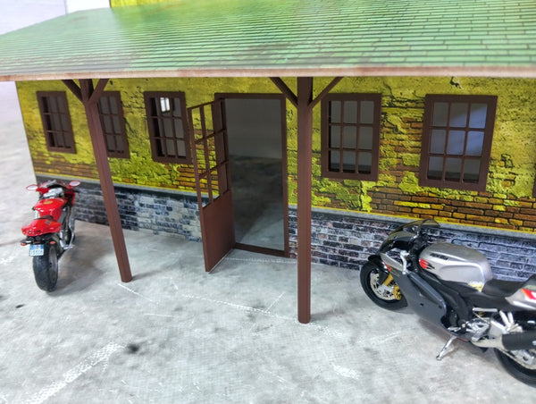 Railway station G gauge Train station 1:22.5 scale Diorama model kit