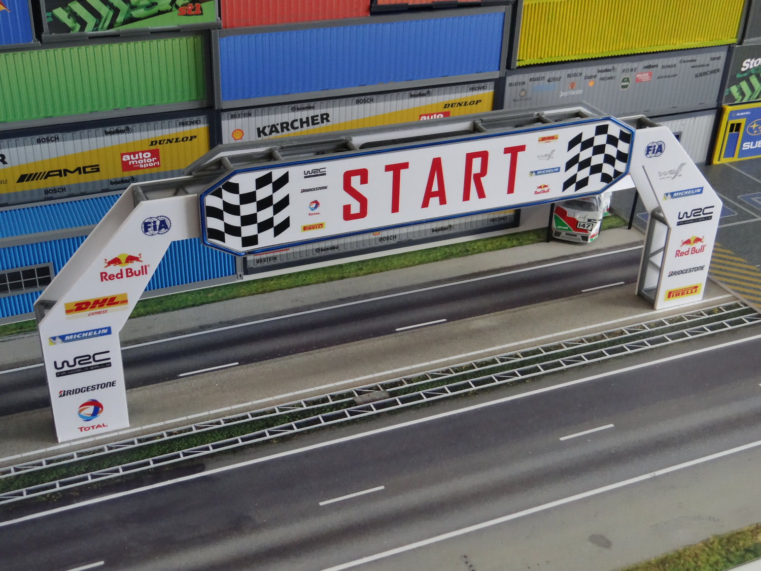 diorama rally arch