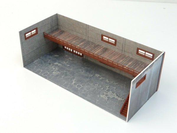 Diorama Display in Scale 1:60 - 1:64 Two-Floor Auto Service Car Model Garage