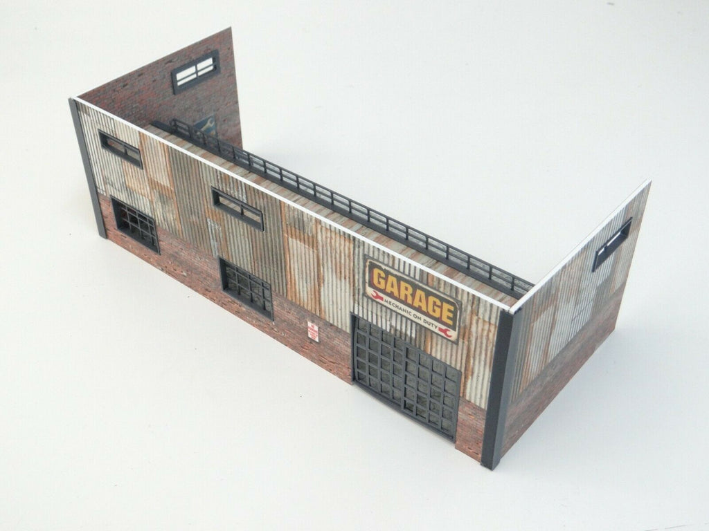 Scale 1:60 / 64 Diorama brick garage display Car service Diorama model kit