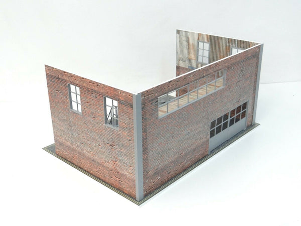 Diorama Model Kit Two-Floors Auto Garage Scale 1:24 Display Model Size 1/24

