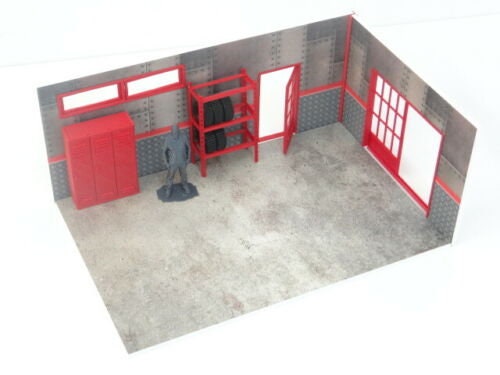 diorama miniature garage
