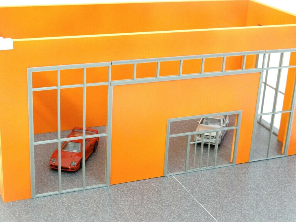 Model Car Store Scale 1:43 Car store BIG Model cars display Diorama model kit Auto sho ...