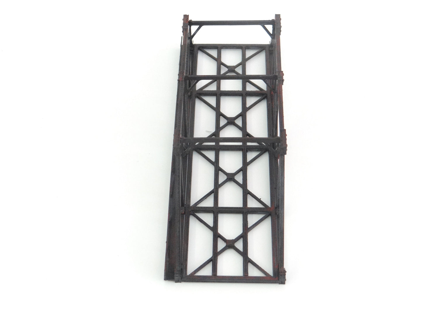 Railway Bridge Model Diorama Parts Scale HO 1:87 Painted Railroad Bridge Plastic