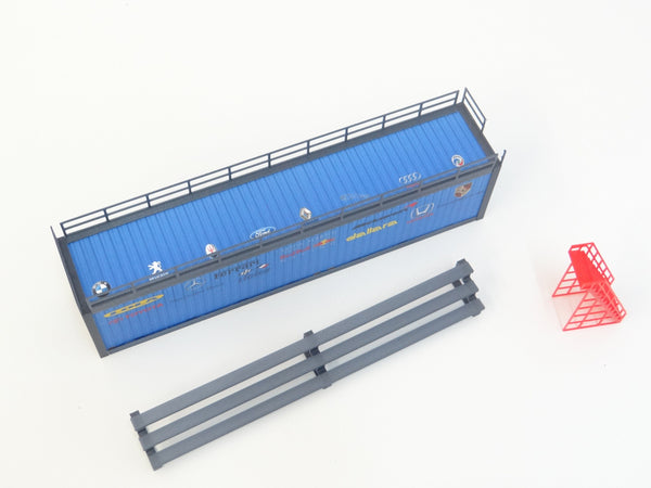 Scale 1:43 Diorama container tribune Sports car models display decoration Rally diorama parts