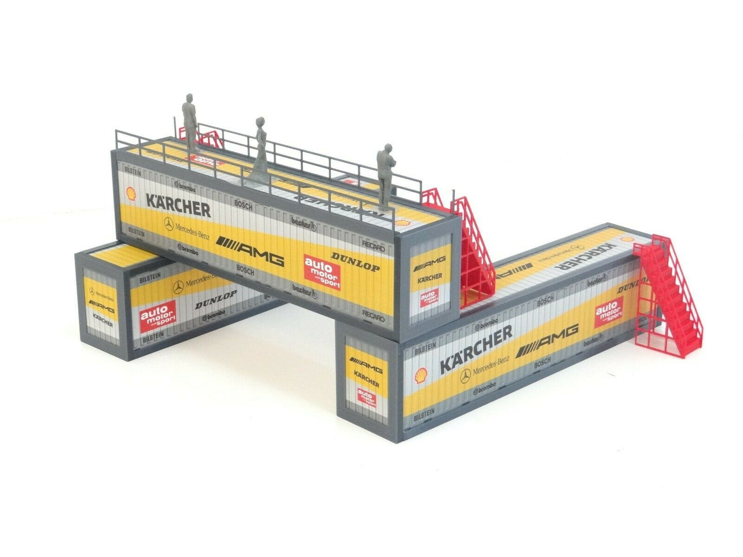 Over Road Walkway Bridge 1:43 Diorama Parts for Race Track Decoration