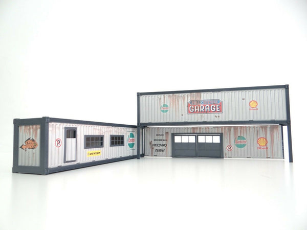 Diorama display Garage 1:43