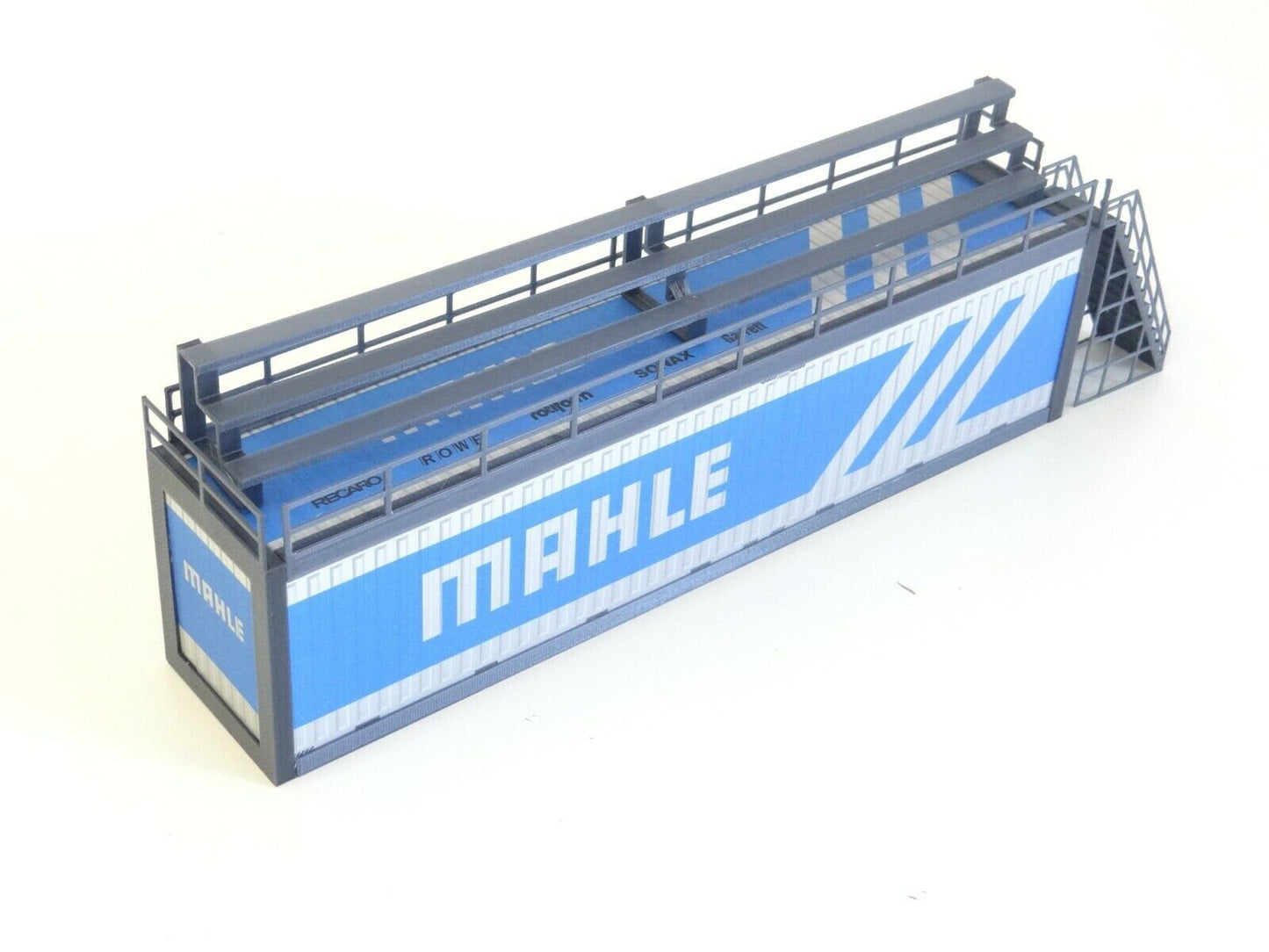 Scale 1:43 Diorama container tribune Diorama rally parts Racetrack decoration