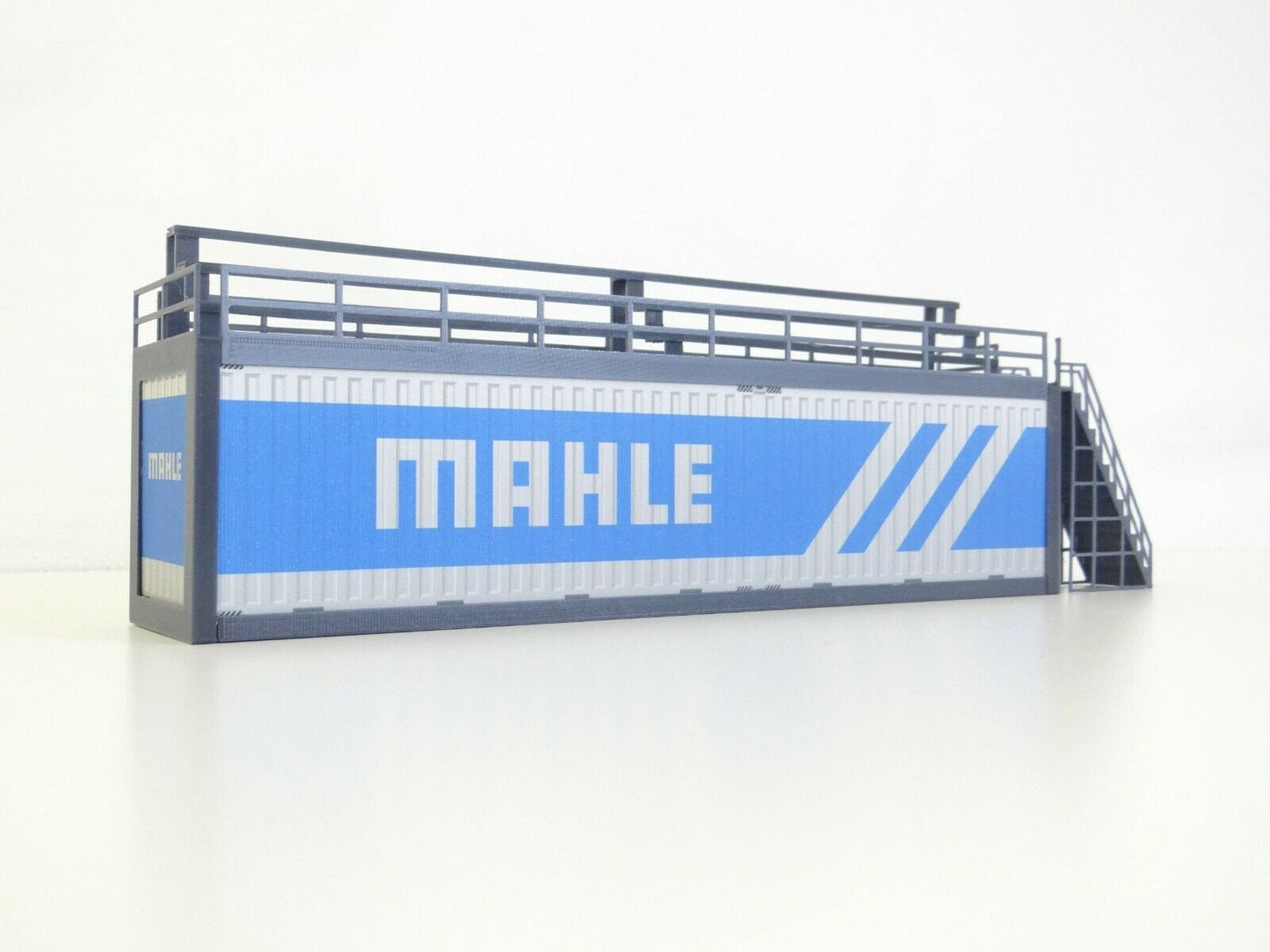 Scale 1:43 Diorama container tribune Diorama rally parts Racetrack decoration