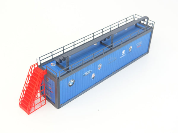 Scale 1:43 Diorama container tribune Sports car models display decoration Rally diorama parts