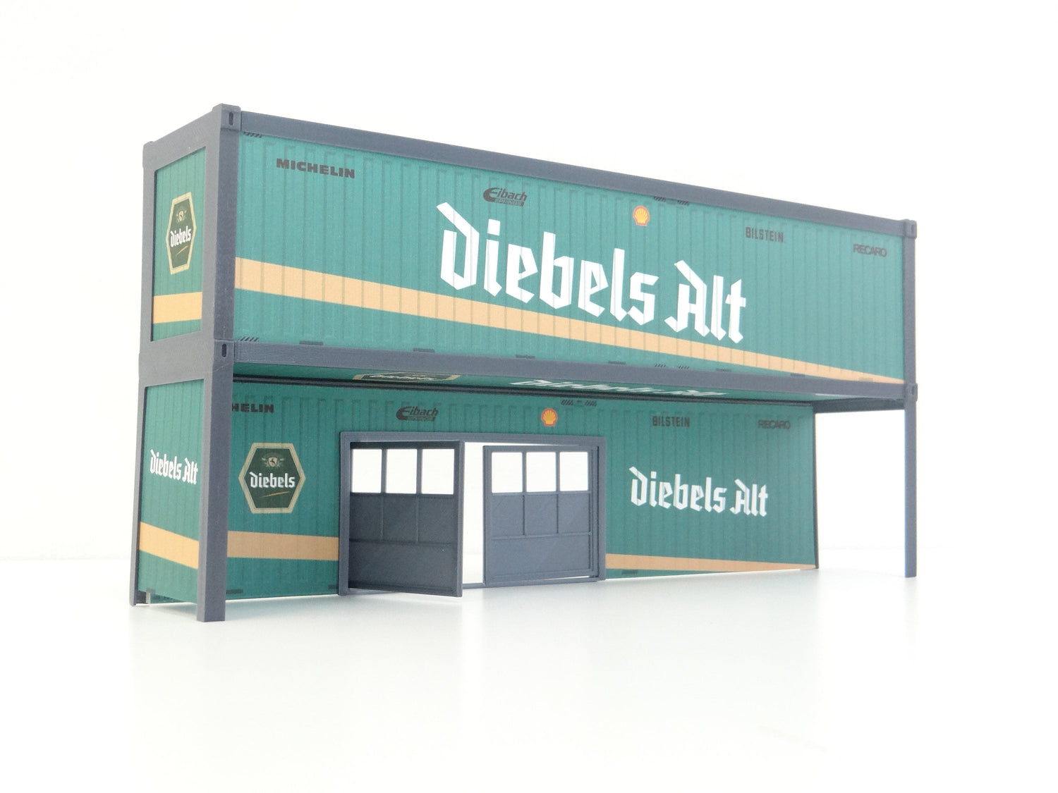 Diorama Container Garage 1:43