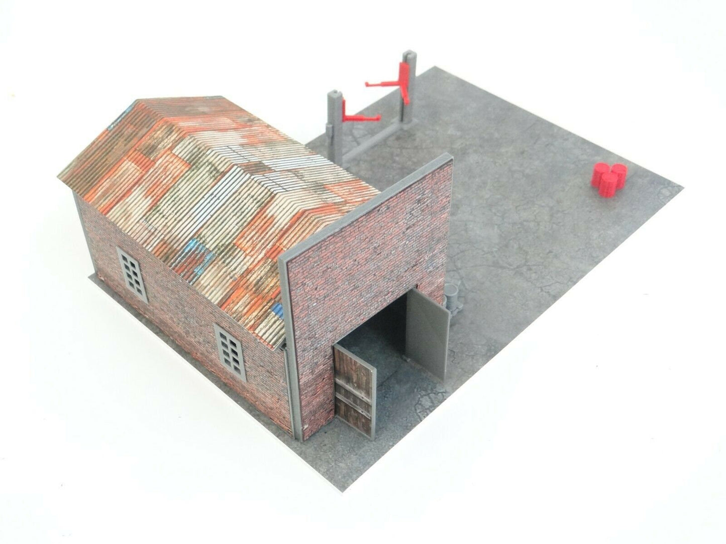 Diorama car garage Display for diecast cars Auto service Scale 1:60 - 1:64