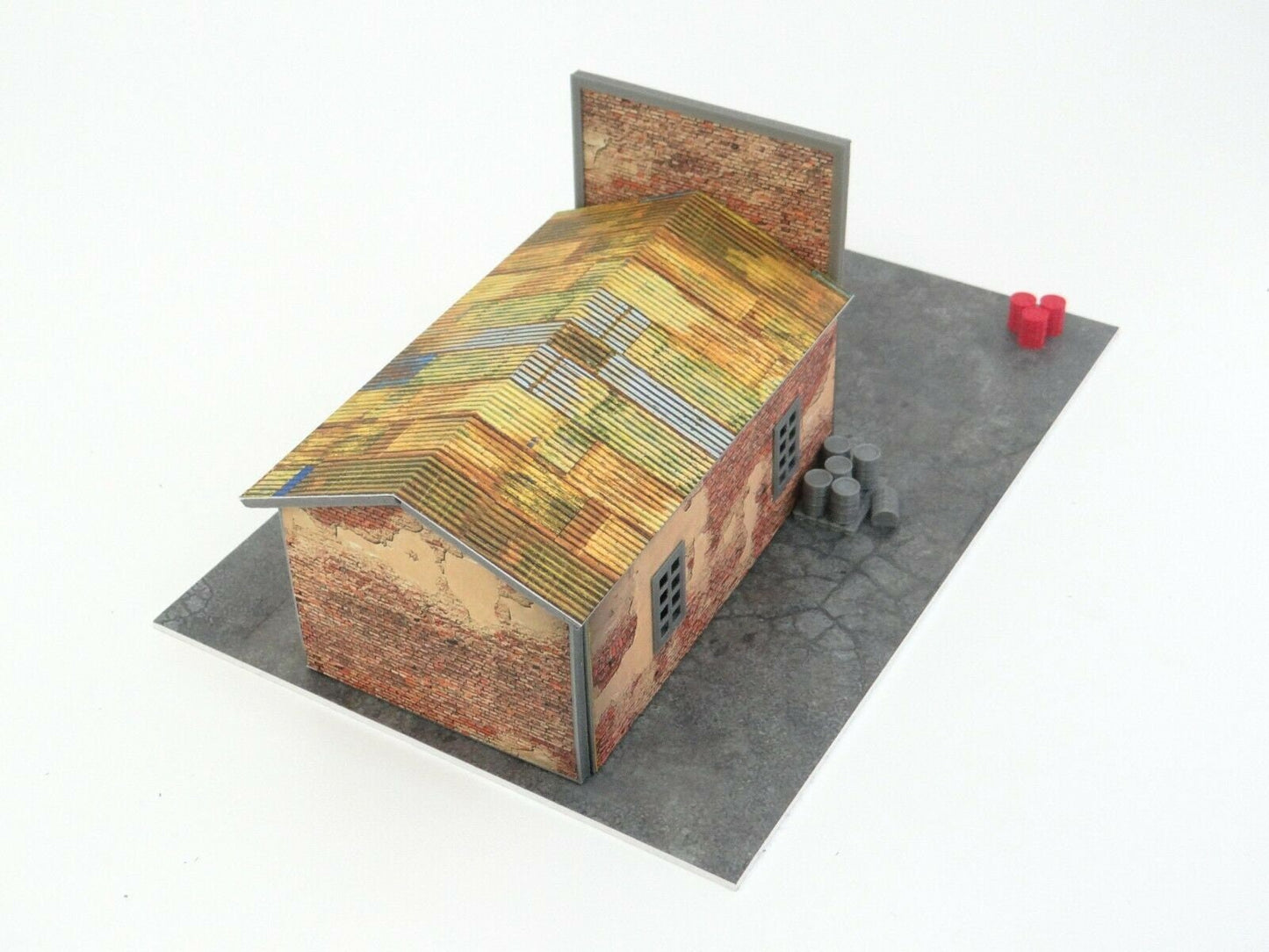 Collectible diorama garage building kit scale 1:64