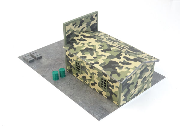 Scale 1:60 - 1:64 Diorama military car garage Display for diecast car models