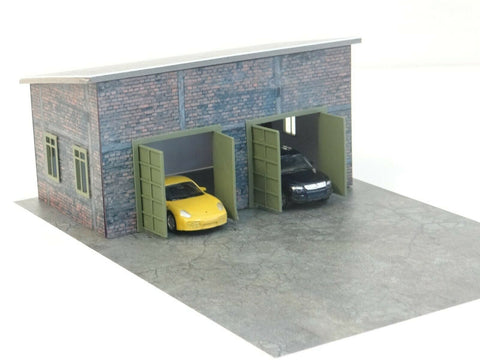 Scale 1:60 - 1:64 Diorama car garage Display for die-cast car models Diorama model kit