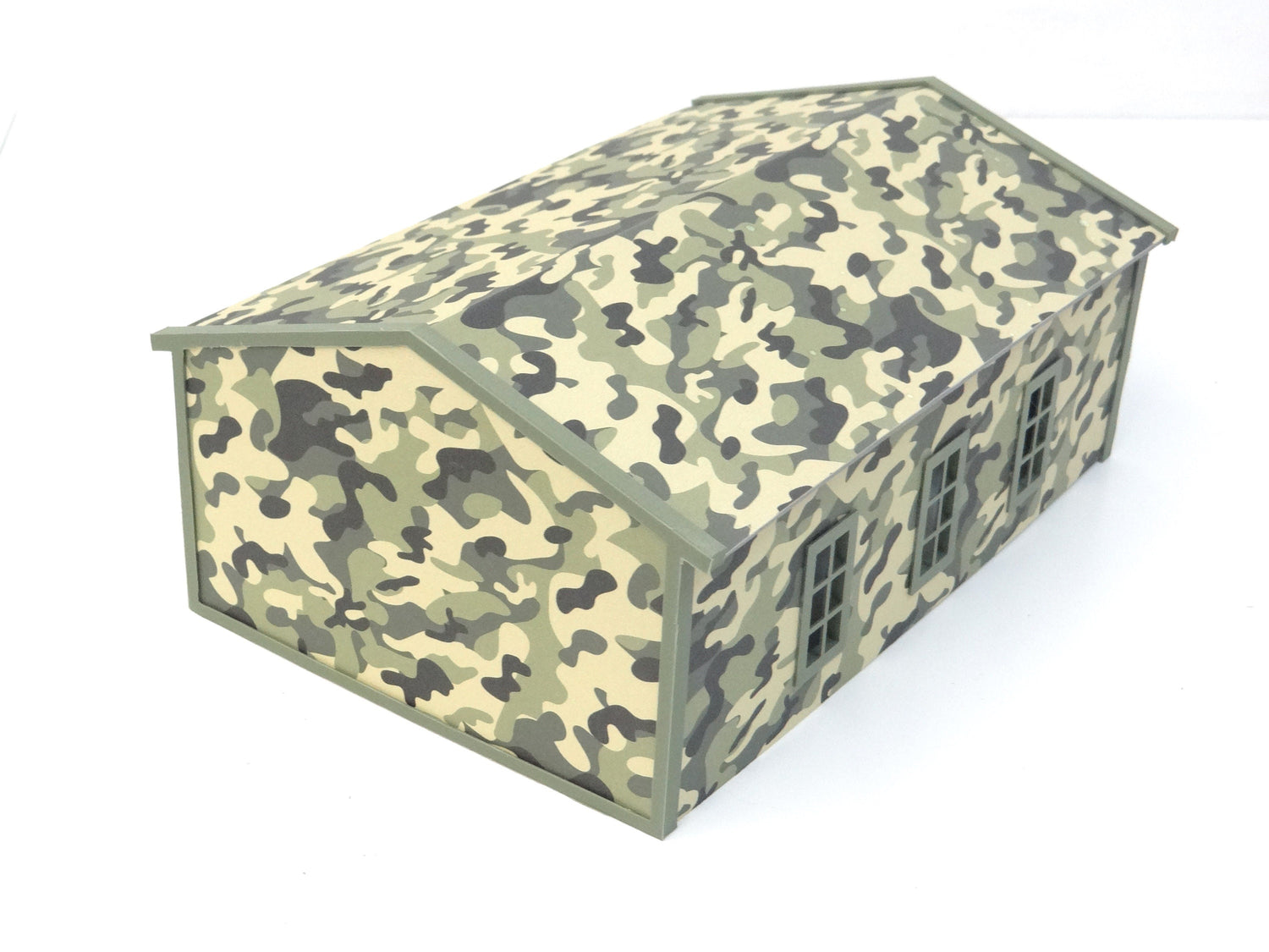 1/43 scale diorama kit military style garage hangar