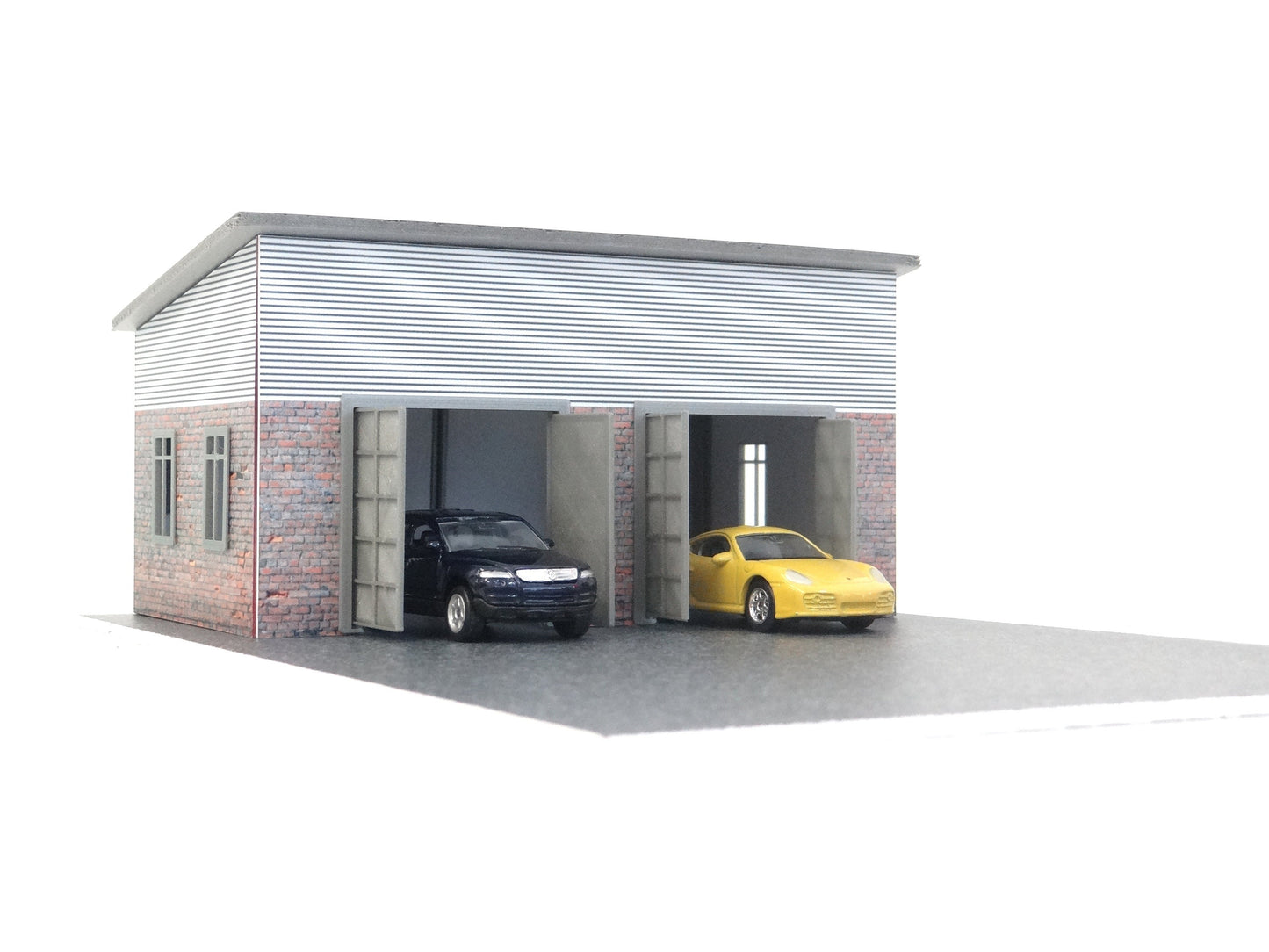 Scale 1:60 - 1:64 Diorama car garage Display for die-cast car models Diorama model kit