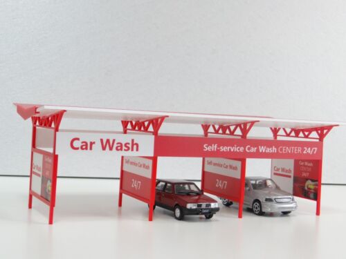 Scale 1:43 Diorama car wash center Diorama model kit Auto model displa ...