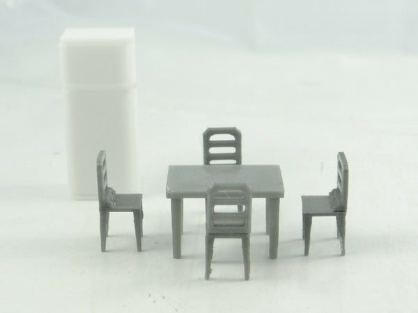 3D Printed 1:43 Scale Kitchen Diorama Accessories