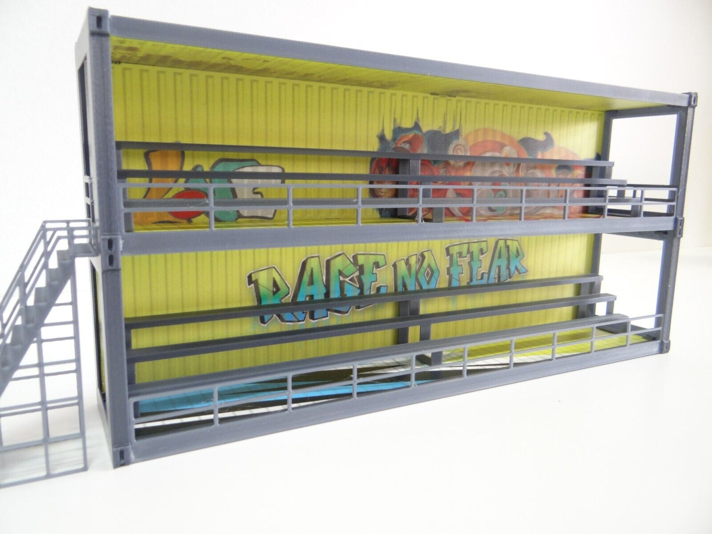 Diorama container tribune Scale 1:43 Grandstand Racetrack decoration PVC